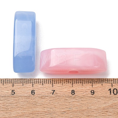 Two-Tone Imitation Gemstone Acrylic Beads AC-CBA7B05-16-1