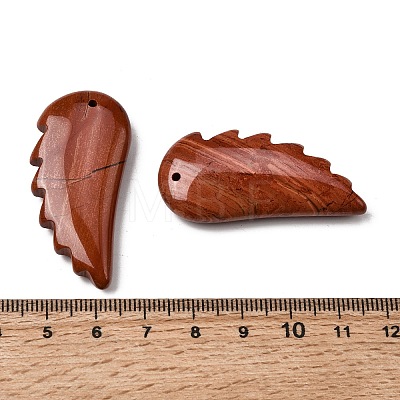 Natural Red Jasper Pendants G-F820-01D-1