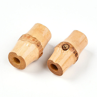 Natural Bamboo Beads WOOD-N016-55-1