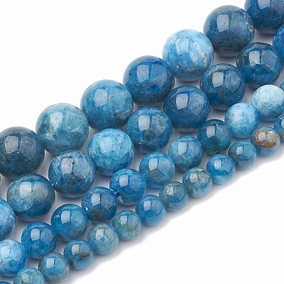 Natural Apatite Beads Strands G-S333-10mm-012-1