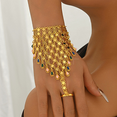 Bohemian Alloy Finger Ring Bracelets MC3391-1
