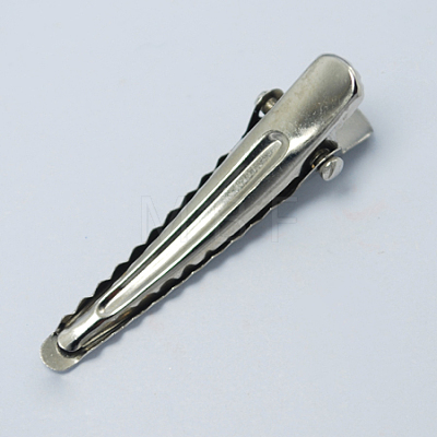 Iron Alligator Hair Clip Findings IFIN-S293-45mm-1