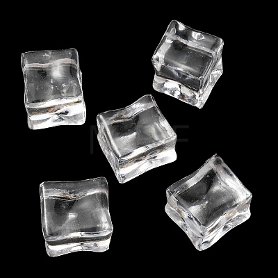 Square Clear Resin Ice Cubes RESI-R439-01-1