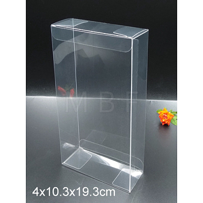 Transparent PVC Box Candy Treat Gift Box CON-WH0074-10D-1