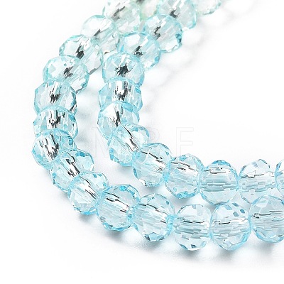 Transparent Glass Beads Strands GLAA-L045-01B-05-1