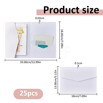 Paper Invitation Card AJEW-WH0086-79B-1