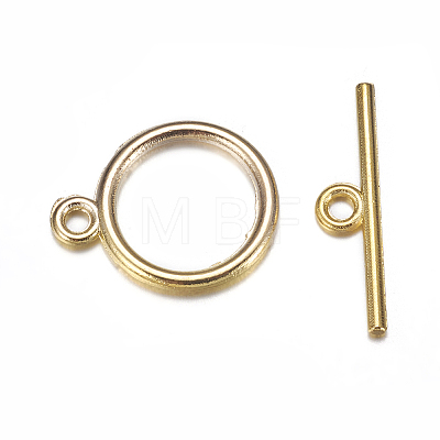 Tibetan Style Toggle Clasps LS-TIBE-A12208-G-NR-1