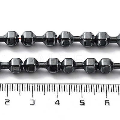 Synthetic Non-Magnetic Hematite Beads Strands G-H303-B04-1