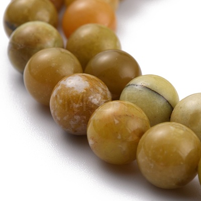 Natural Yellow Opal Beads G-P446-02B-1