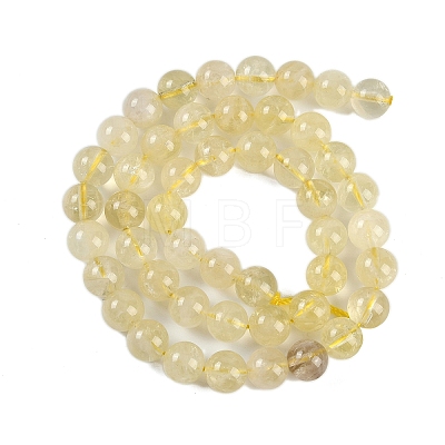 Natural Lemon Quartz Beads Strands G-H062-A01-02-1