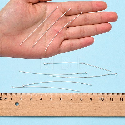 100Pcs Brass Ball Head Pins KK-YW0002-42S-1