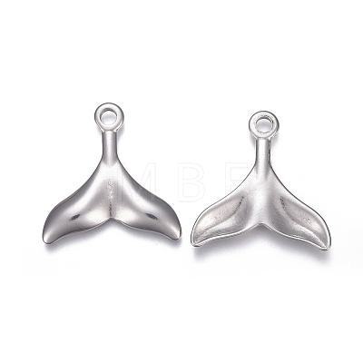 Tarnish Resistant 304 Stainless Steel Pendants STAS-F207-06P-B-1