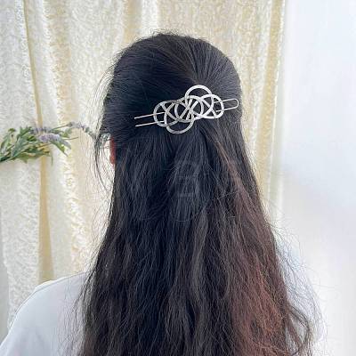 Alloy Hair Sticks OHAR-C006-05P-1