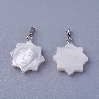 Shell Pendants SSHEL-E571-03P-1