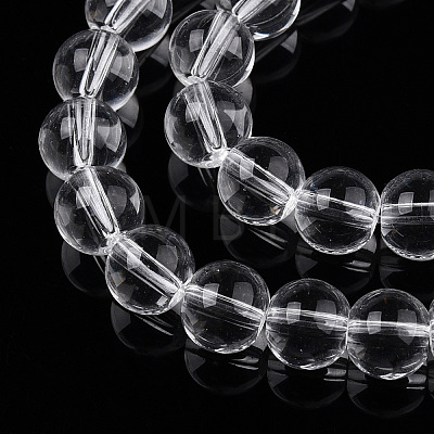 Transparent Glass Beads Strands GLAA-T032-T8mm-13-1