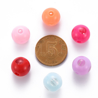 Opaque Acrylic Beads MACR-S373-07G-1