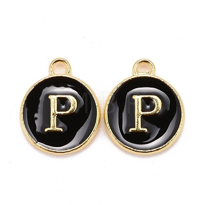 Golden Plated Alloy Charms ENAM-S118-02P-1