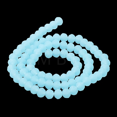 Imitation Jade Solid Color Glass Beads Strands LS-EGLA-A034-J2mm-MD04-1