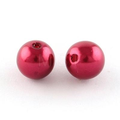 ABS Plastic Imitation Pearl Round Beads SACR-S074-8mm-A38-1