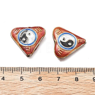 Handmade Cloisonne Beads CLB-Q002-02E-1