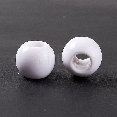 Opaque Acrylic European Beads OPDL-C002-11M-1