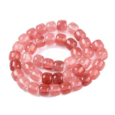 Cherry Quartz Glass Beads Strands G-T138-136-1