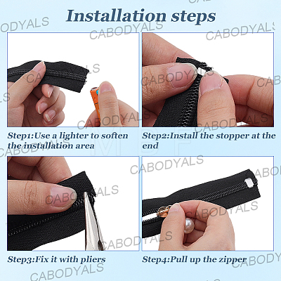 240Pcs 3 Colors Clothing Accessories KK-CY0001-16A-1