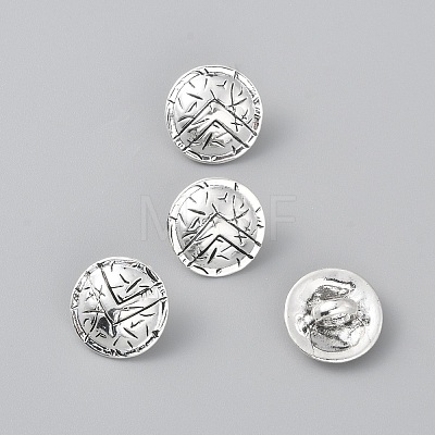 Alloy Shank Buttons FIND-WH0111-334AS-1