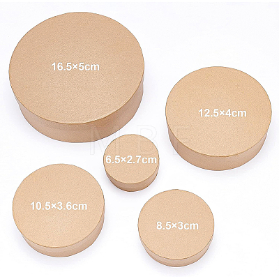 Kraft Cardboard Paper Jewelry Gift Boxes CBOX-WH0006-07-1