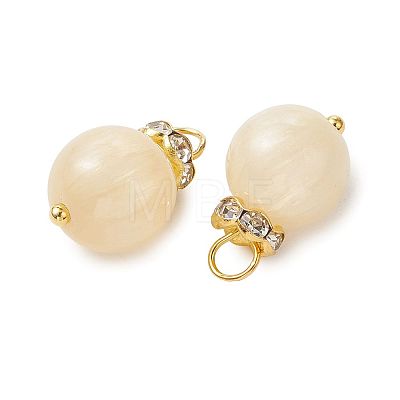 Natural Golden Silk Jade Pendants PALLOY-JF05884-1