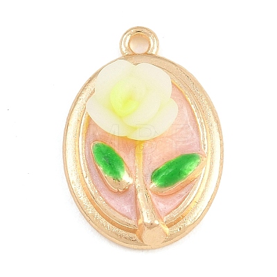 Alloy Enamel Pendants AL-CBAD5CF-02G-C-1