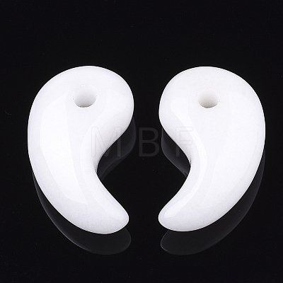 Natural White Jade Pendants X-G-S294-07A-1