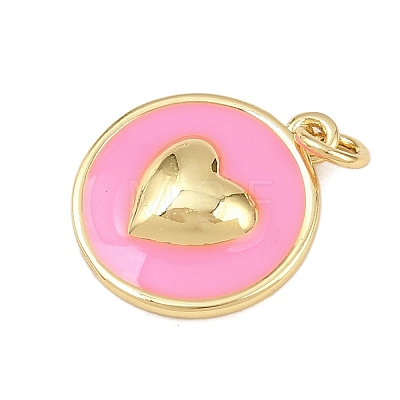 Brass Enamel Pendants KK-L251-02G-A05-1