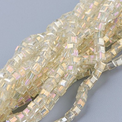 Glass Beads Strands EGLA-F121-M01-1