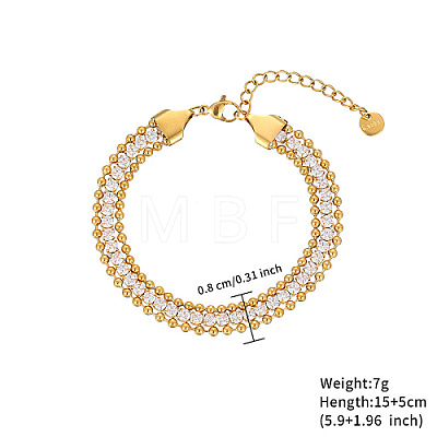 Cubic Zirconia Tennis Bracelet DI5412-1-1