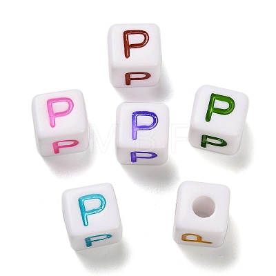 Opaque Acrylic Beads OACR-I022-01P-1
