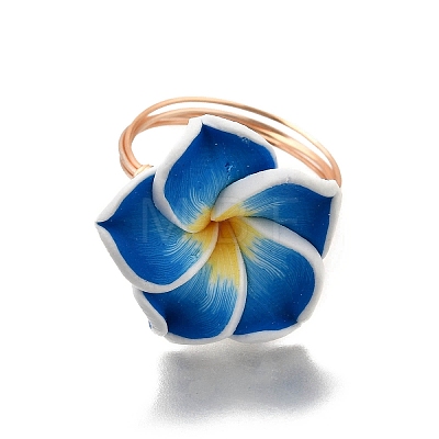Handmade Polymer Clay Rings RJEW-TA00201-1