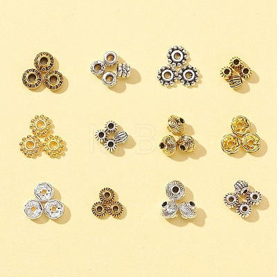 525Pcs 12 Style Brass & Alloy Spacer Beads DIY-FS0003-36-1