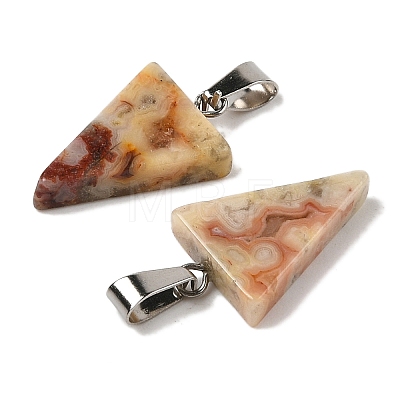 Natural Crazy Agate Pendants G-B127-04P-14-1