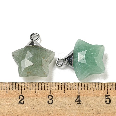 Natural Green Aventurine Pendants G-P540-01P-07-1