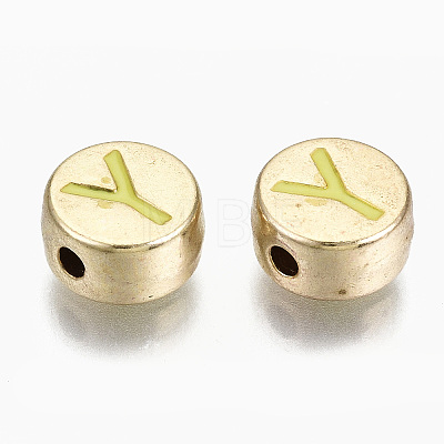 Alloy Enamel Beads LS-X-ENAM-S122-029Y-RS-1