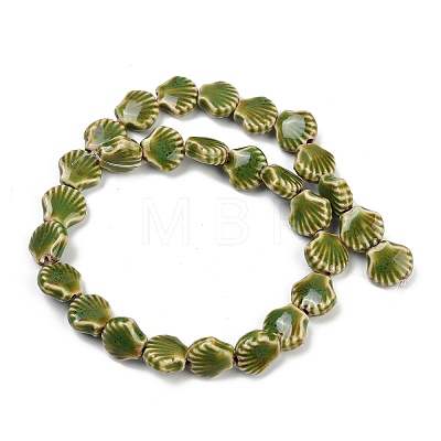 Handmade Porcelain Beads Strands LS-PORC-Q002-01A-08-1
