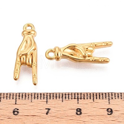 304 Stainless Steel Pendants STAS-T065-21A-G-1