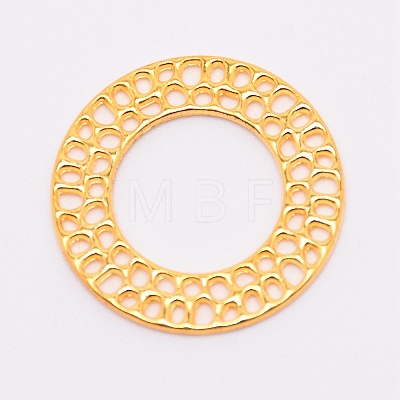 Zinc Alloy Filigree Joiners Links LS-PALLOY-WH0076-41G-RS-1