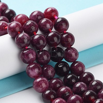 Dyed Natural Malaysia Jade Beads Strands G-G021-01B-04-1