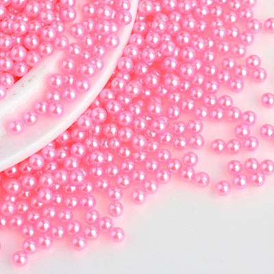 Imitation Pearl Acrylic Beads OACR-S011-4mm-Z6-1