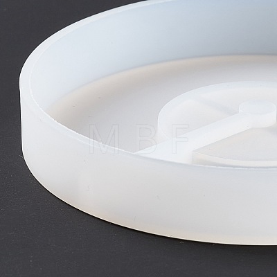 Flat Round LED Art Light Display Base DIY Silicone Molds DIY-C054-04-1
