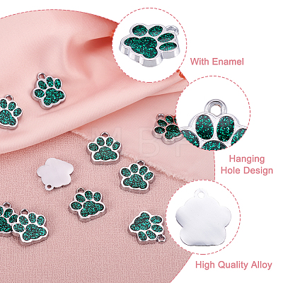 Alloy Enamel Charms ENAM-TAC0001-05B-1