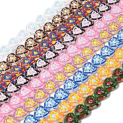 Glass Enamel Beads GLAA-Z021-01-1
