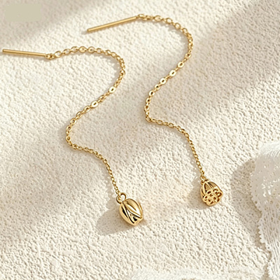 304 Stainless Steel Tassel Ear Thread for Women WG27079-01-1